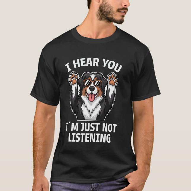 Bernese Mountain Dog Funny Berner Dog T-Shirt (Front)