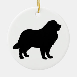 Bernese Mountain Dog Gear Ceramic Tree Decoration