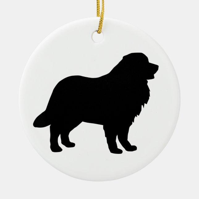Bernese Mountain Dog Gear Ceramic Tree Decoration (Front)