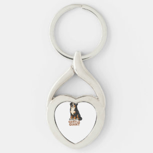 Bernese Mountain Dog Gentle Giant. Key Ring