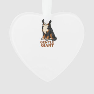 Bernese Mountain Dog Gentle Giant. Ornament
