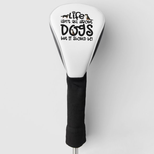 Bernese Mountain Dog Golf Head Cover (Front)