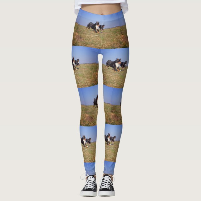 bernese mountain dog group second leggings (Front)