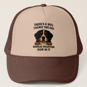 Bernese Mountain Dog Hair In Everything Funny Trucker Hat