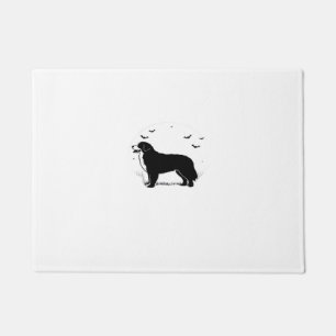 Bernese Mountain Dog � Halloween Moon Silhouette O Doormat