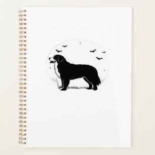 Bernese Mountain Dog � Halloween Moon Silhouette O Planner