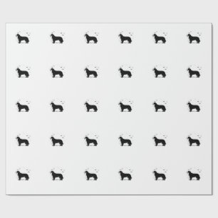 Bernese Mountain Dog � Halloween Moon Silhouette O Wrapping Paper