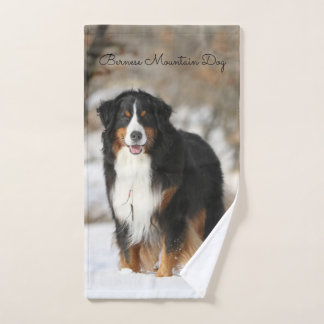 Bernese Mountain Dog Hand Towel