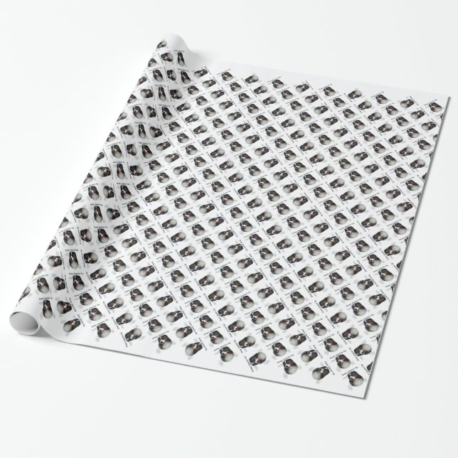 Bernese Mountain Dog History; All About Berners Wrapping Paper (Unrolled)