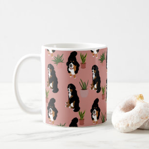 Bernese Mountain Dog Houseplants  Coffee Mug
