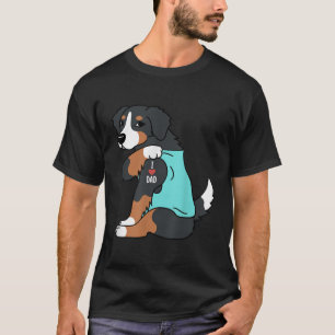 Bernese Mountain Dog I Love Dad Funny Dog T-Shirt