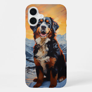 Bernese Mountain Dog iPhone 16 Plus Case