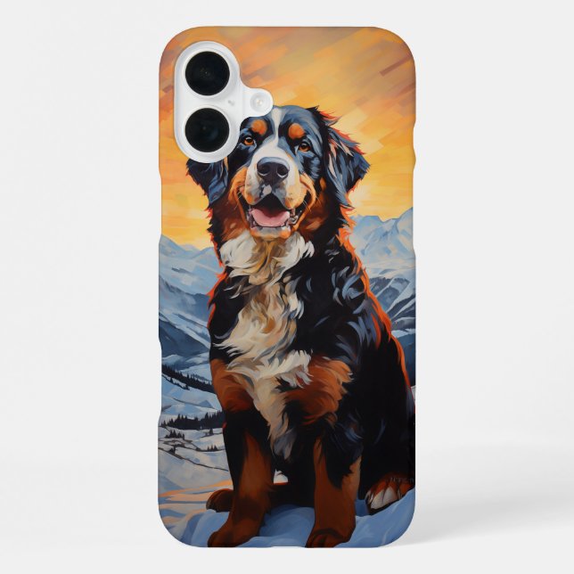 Bernese Mountain Dog iPhone Case (Back)