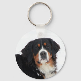 Bernese Mountain Dog Key Ring