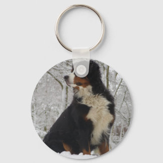 Bernese Mountain Dog Key Ring