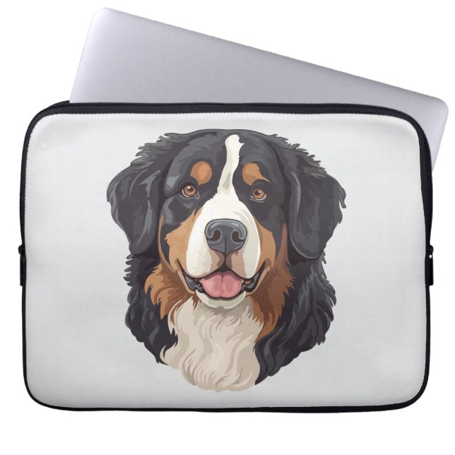 Bernese Mountain Dog Laptop Sleeve (Front)