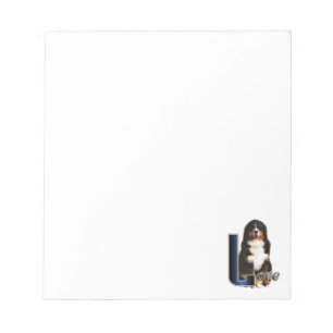 Bernese Mountain Dog Love Notepad
