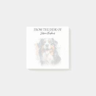 Bernese Mountain Dog Lover Monogrammed Notes