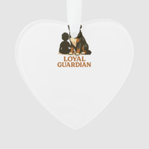 Bernese Mountain Dog Loyal Family Guardian Ornament