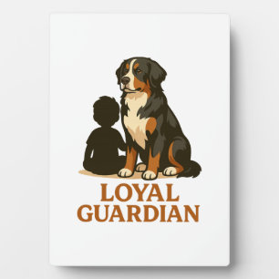 Bernese Mountain Dog Loyal Family Guardian Plaque