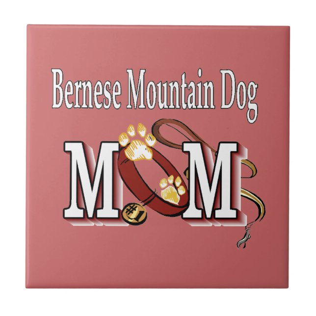 Bernese Mountain Dog MOM Tile (Front)