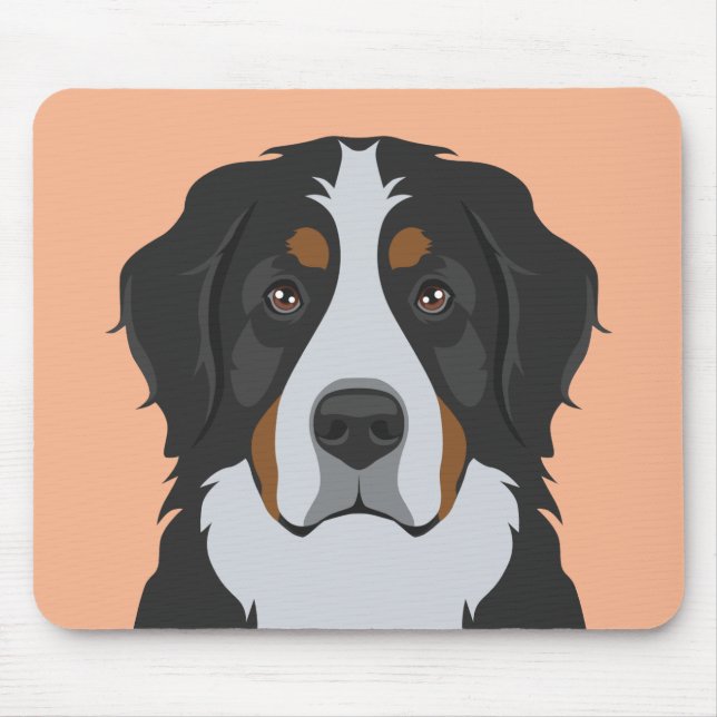 Bernese Mountain Dog Mouse Pad (Front)