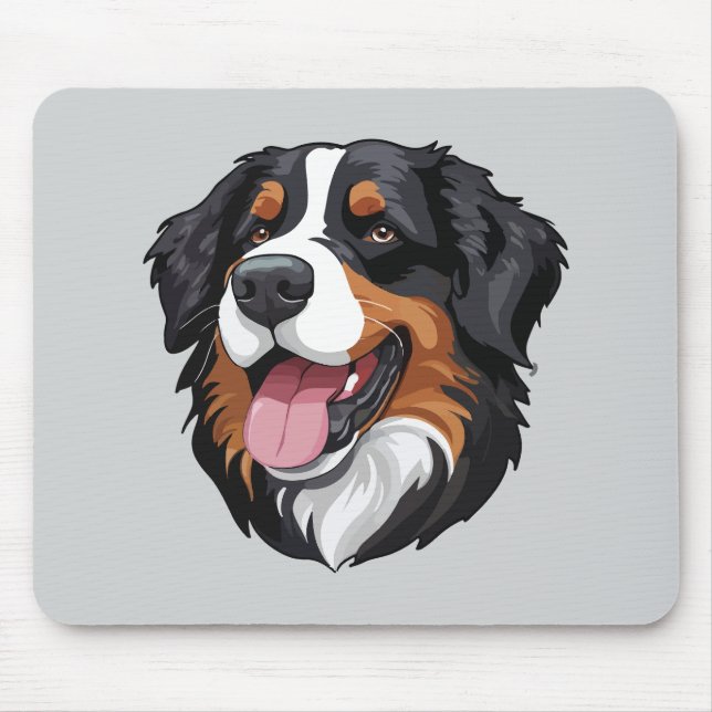 Bernese Mountain Dog Mouse Pad (Front)