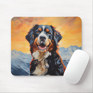 Bernese Mountain Dog Mouse Pad