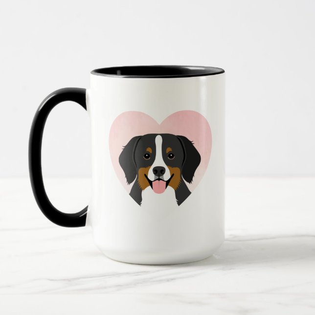 Bernese Mountain Dog Mugs (Left)