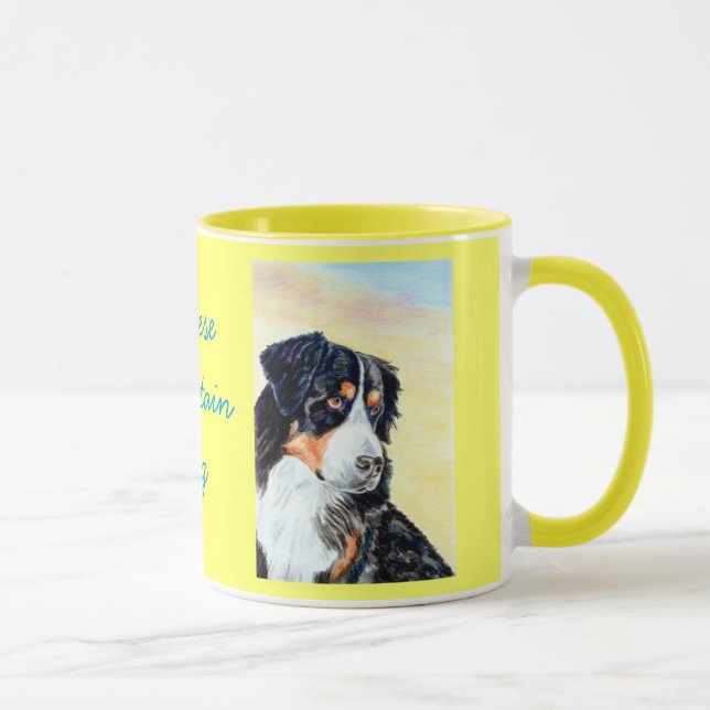 Bernese Mountain Dog Mugs (Right)