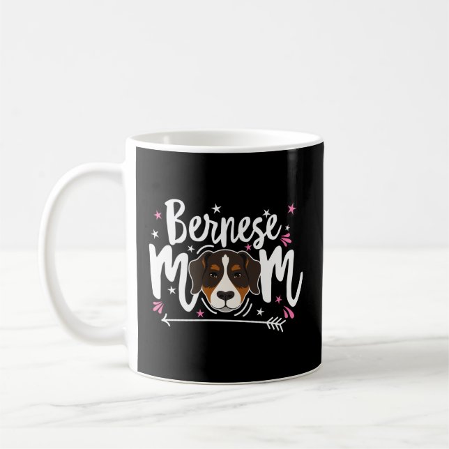 Bernese Mountain Dog Mum Berner Mama Bernie Mother Coffee Mug (Left)