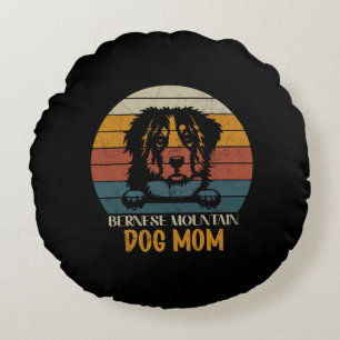 Bernese Mountain Dog Mum, Bernese dog mum Round Cushion