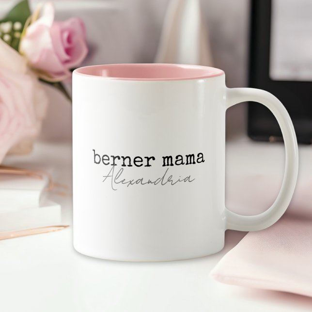 Bernese Mountain Dog Mum Two-Tone Coffee Mug (Creator Uploaded)