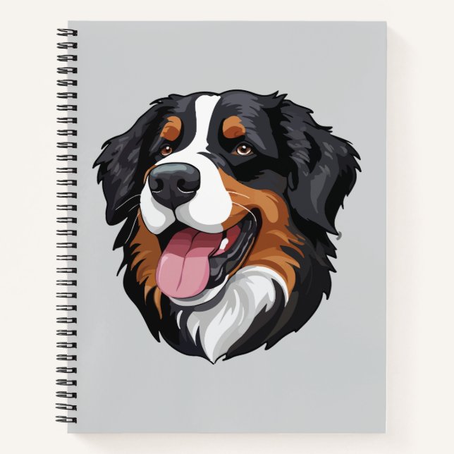 Bernese Mountain Dog Notebook (Front)