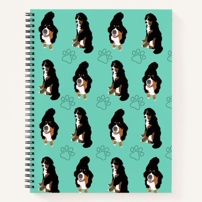 Bernese Mountain Dog Notebook (Front)