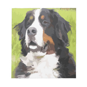 Bernese mountain dog notepad