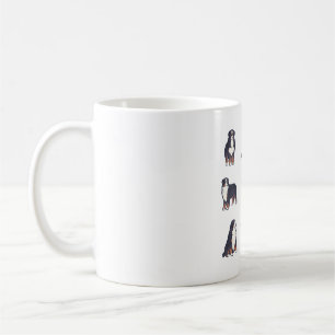 Bernese mountain dog pack coffee mug