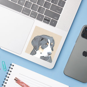 Bernese Mountain Dog Painting - Original Dog Art