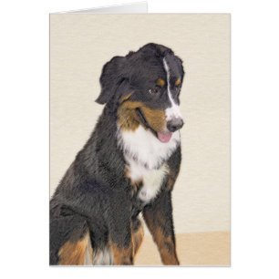 Bernese Mountain Dog Painting - Original Dog Art