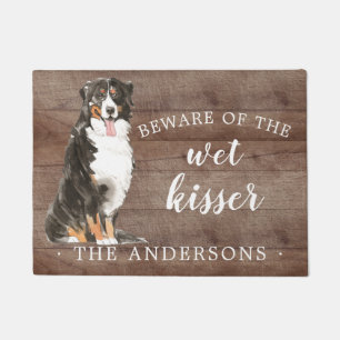 Bernese Mountain Dog Personalised Door Mat