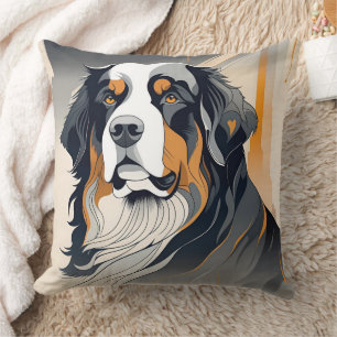 Bernese Mountain Dog Pillow