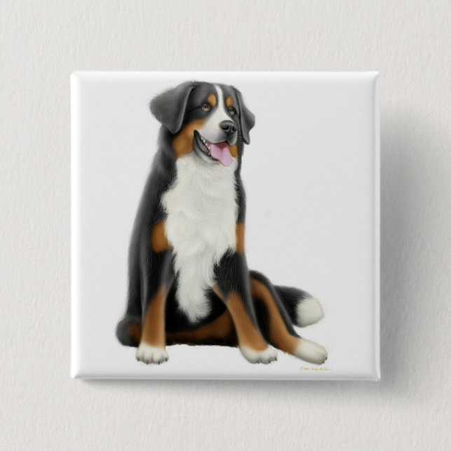 Bernese Mountain Dog Pin (Front)