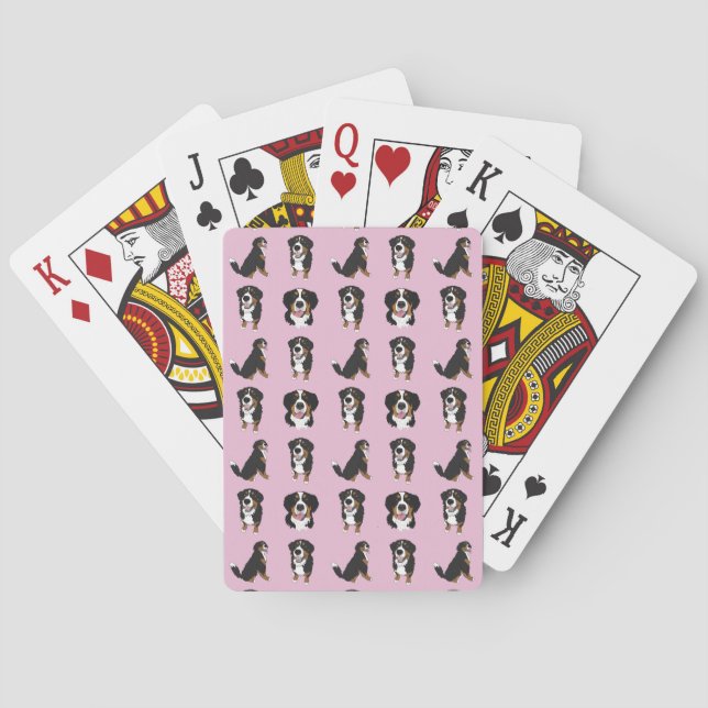 Bernese Mountain Dog  Playing Cards (Back)