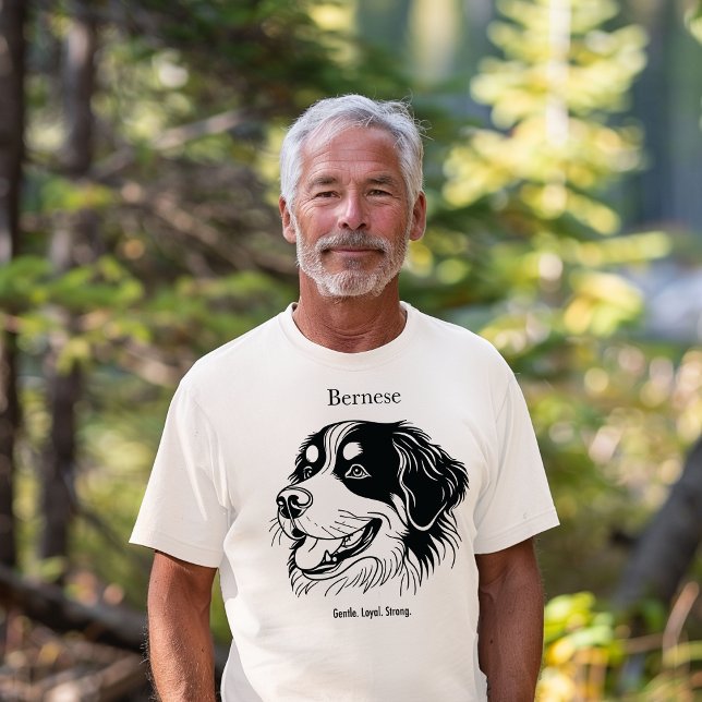 Bernese Mountain Dog Portrait T-Shirt (Creator Uploaded)