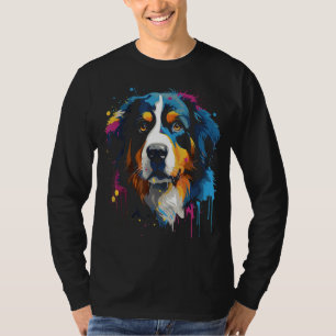 Bernese Mountain Dog Puppy Best Dog Walking Pet Fa T-Shirt