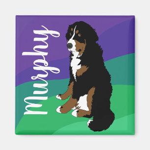 Bernese Mountain Dog Puppy Magnet