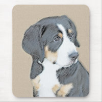 Bernese Mountain Dog Puppy Painting - Original Art