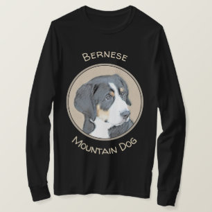 Bernese Mountain Dog Puppy Painting - Original Art T-Shirt