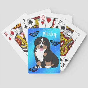 Bernese Mountain Dog Puppy   Playing Cards