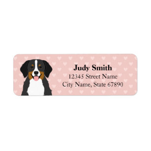 Bernese Mountain Dog Return Address Labels